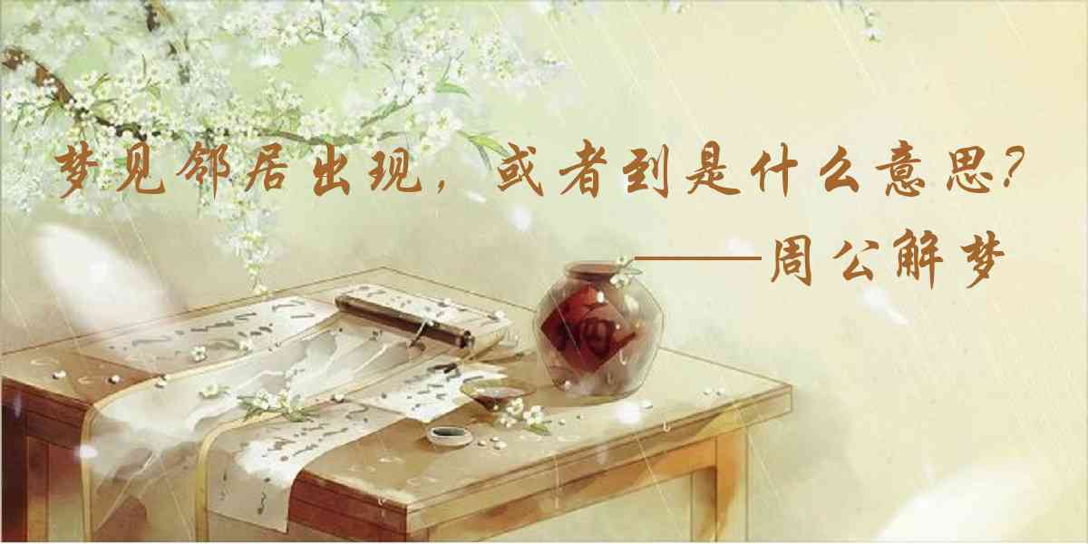 周公解夢,夢見鄰居出現，或者到自己家借東西是什麼意思，夢到鄰居出現，或者到自己家借東西好不好